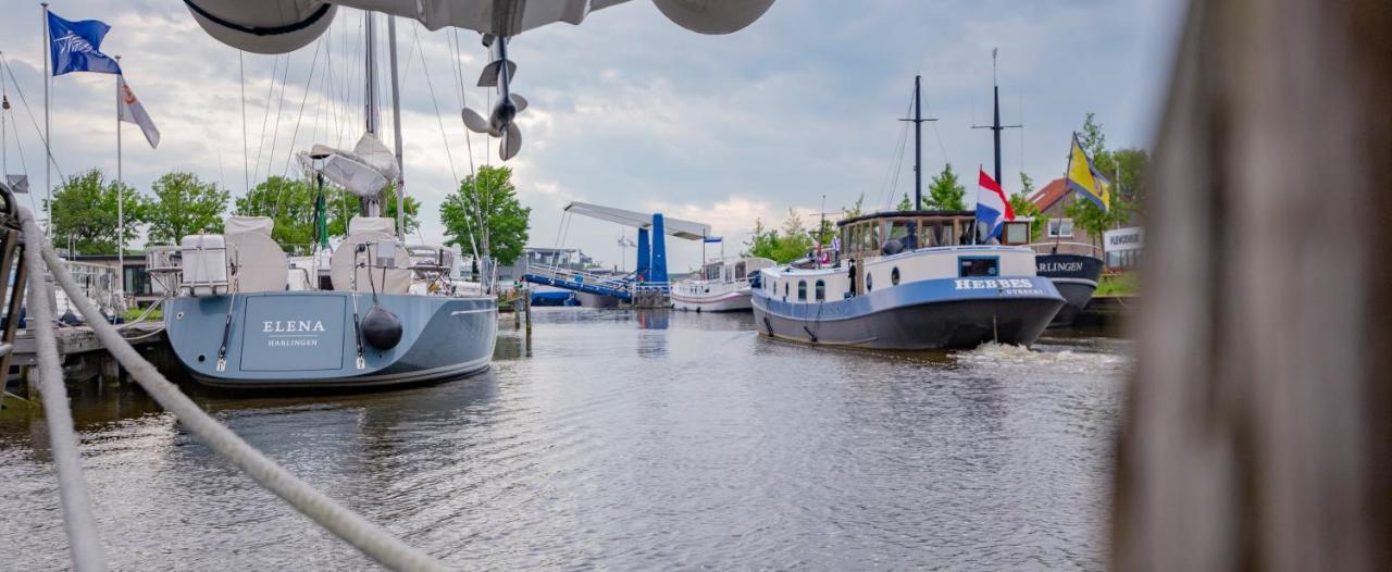 Unieke Woonboot In Harlingen Apartment Exterior photo